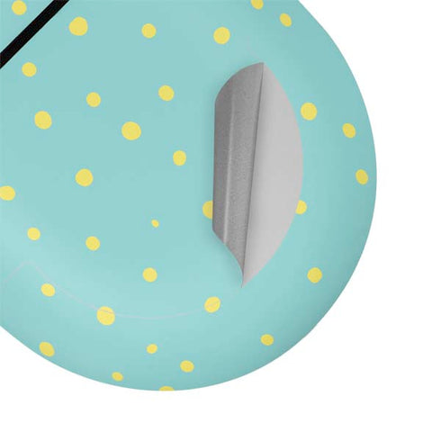 Teal and Yellow Polka Dots Google Pixel Buds Skin